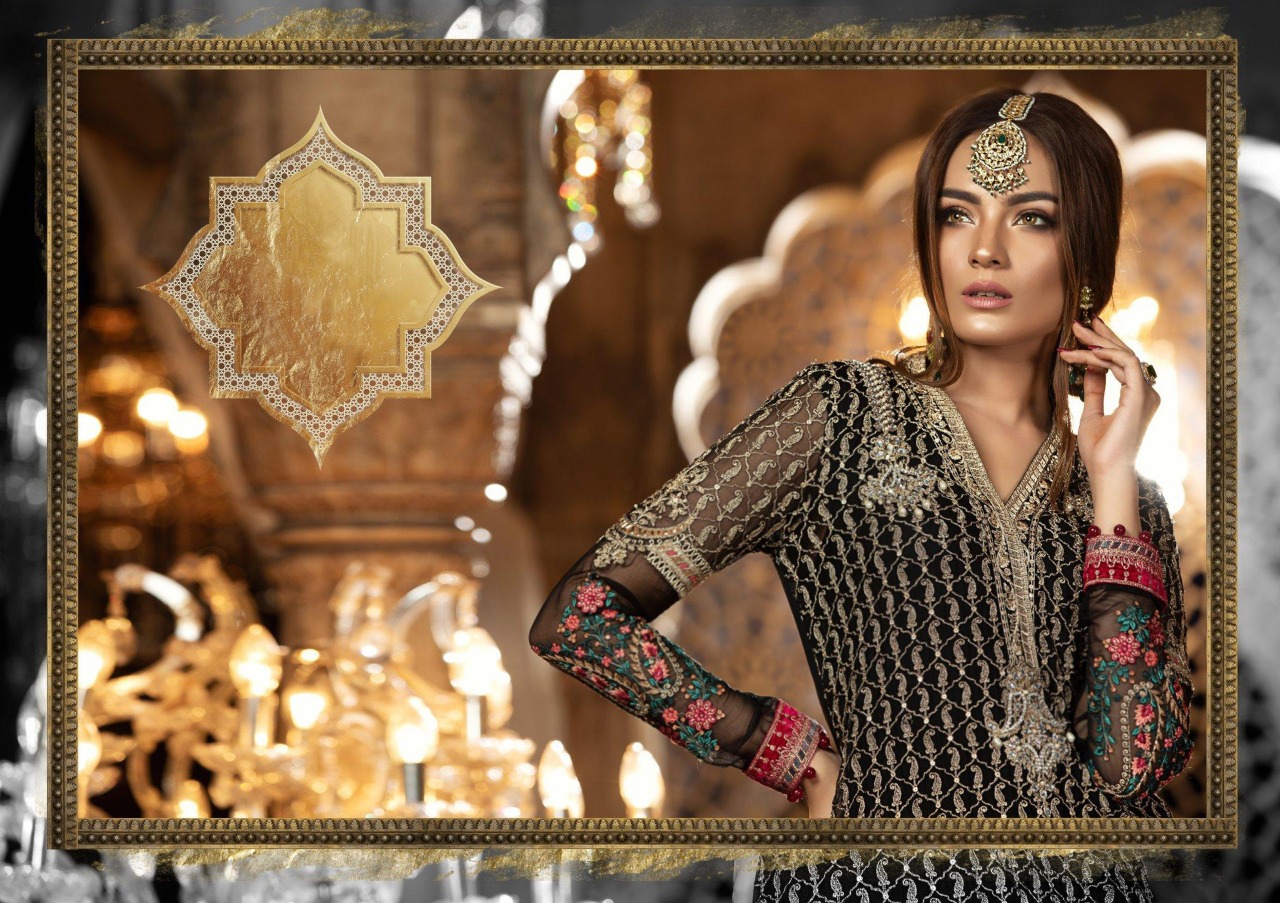 Shraddha designer presents rehana Maria.B. Exclusive Fancy wear collection of salwar kameez