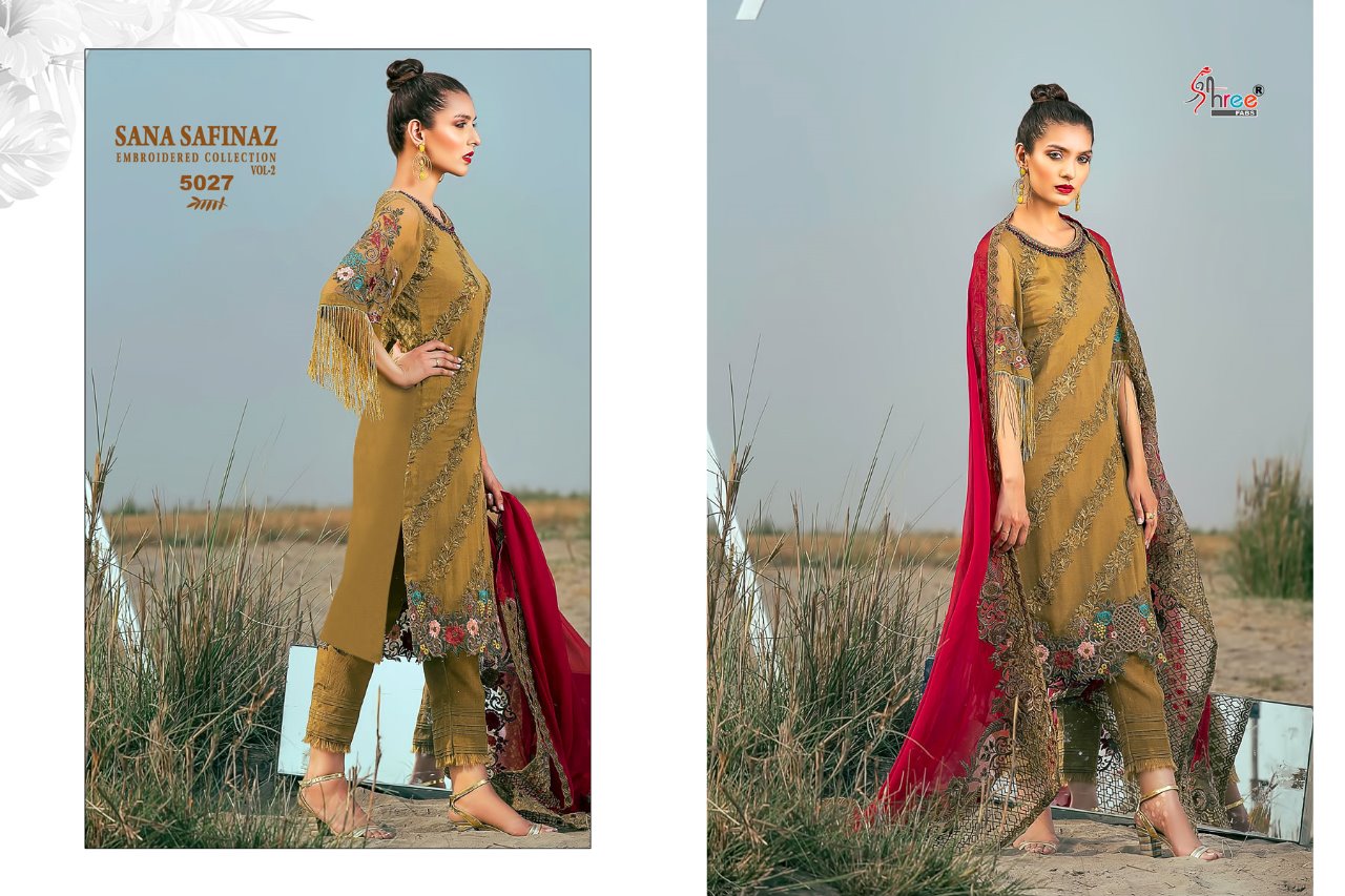 Shree fabs presenting Sana safinaz embroidered collection vol 2 Fancy collection of salwar kameez