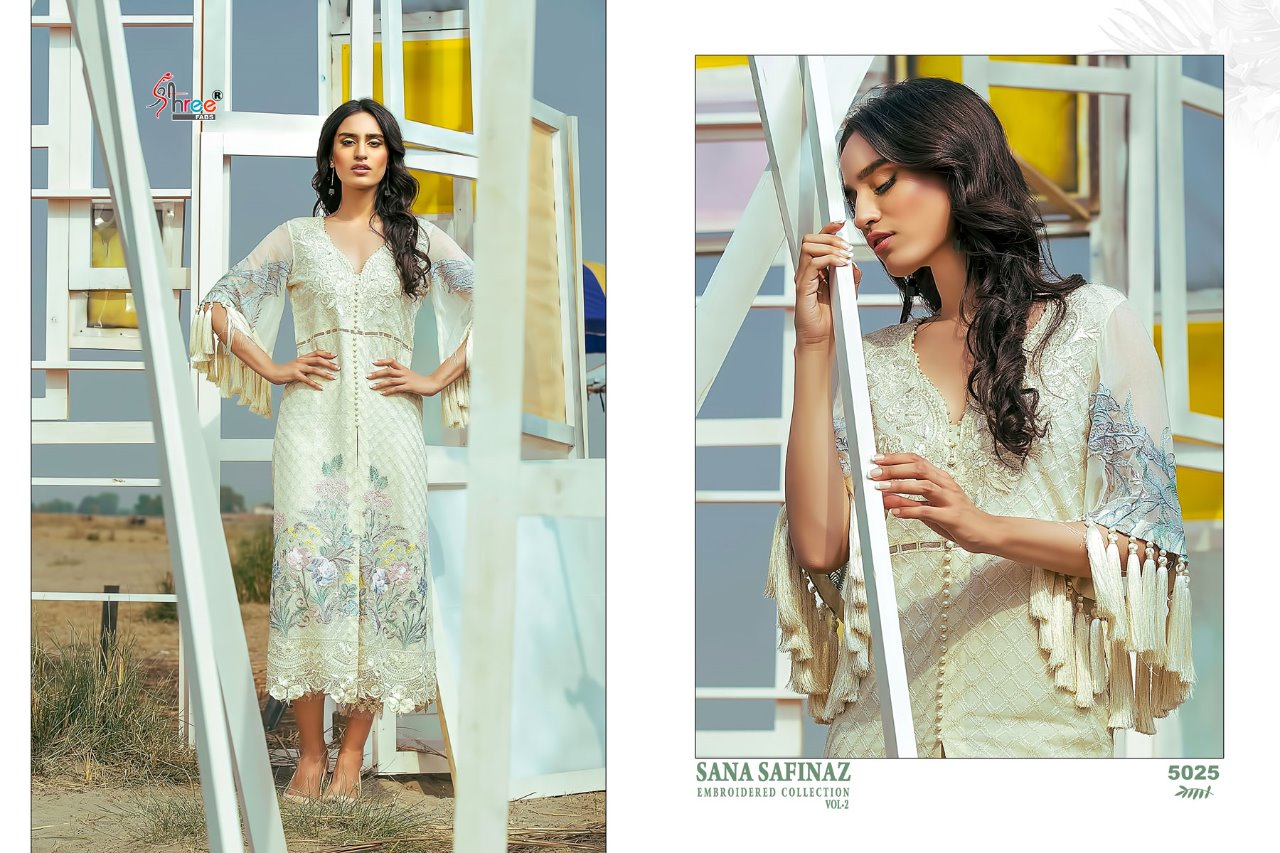 Shree fabs presenting Sana safinaz embroidered collection vol 2 Fancy collection of salwar kameez