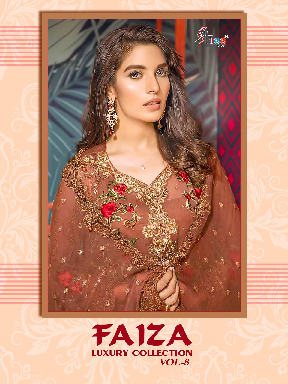 Shree fabs presents faiza luxury collection vol 8 Fancy concept  of salwar kameez