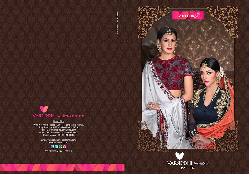 Varsiddhi presenting mintorsi 3600 series designer stylish sarees concept