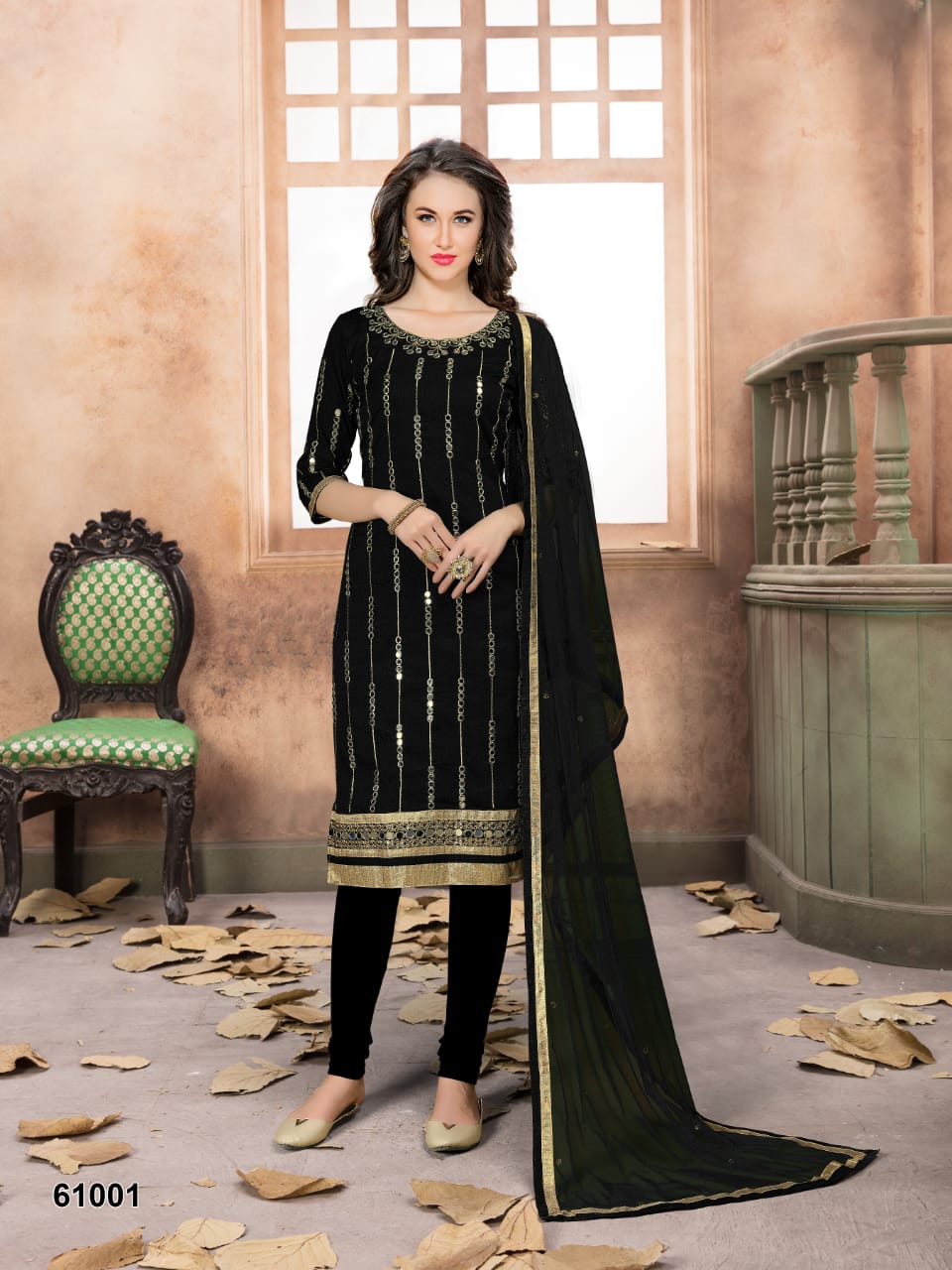 Aanaya presents series 61000 semi casual wear salwar kameez collection