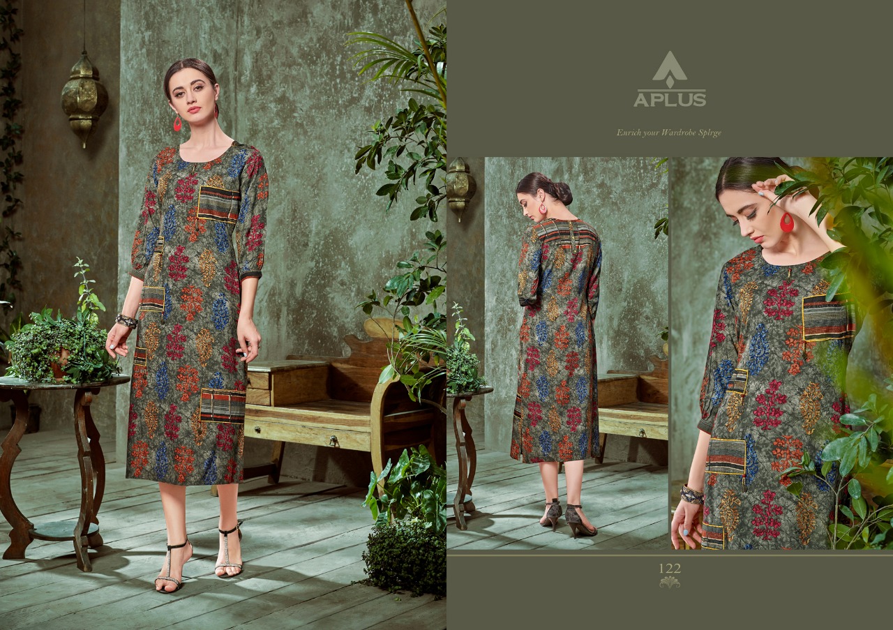 APlus presents aafira fancy casual wear collection of Kurtis