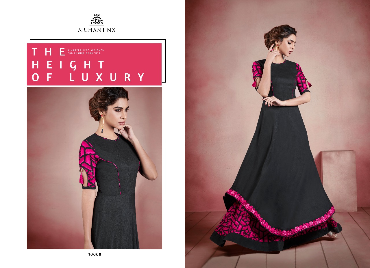 Arihant designer presenting karigari Stylish Look Gown style Concept