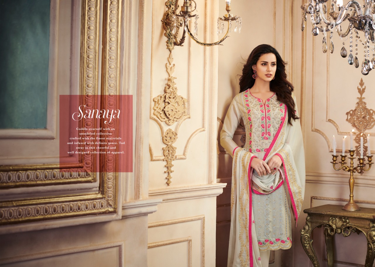 Arihant designer presents sanaya semi casual wear of any occasion wear collection of salwar kameez