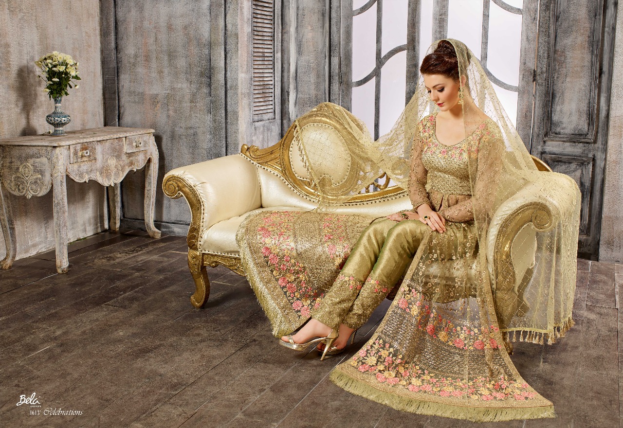Bela fashion presents celebration heavy bridal Collection stylish indo western