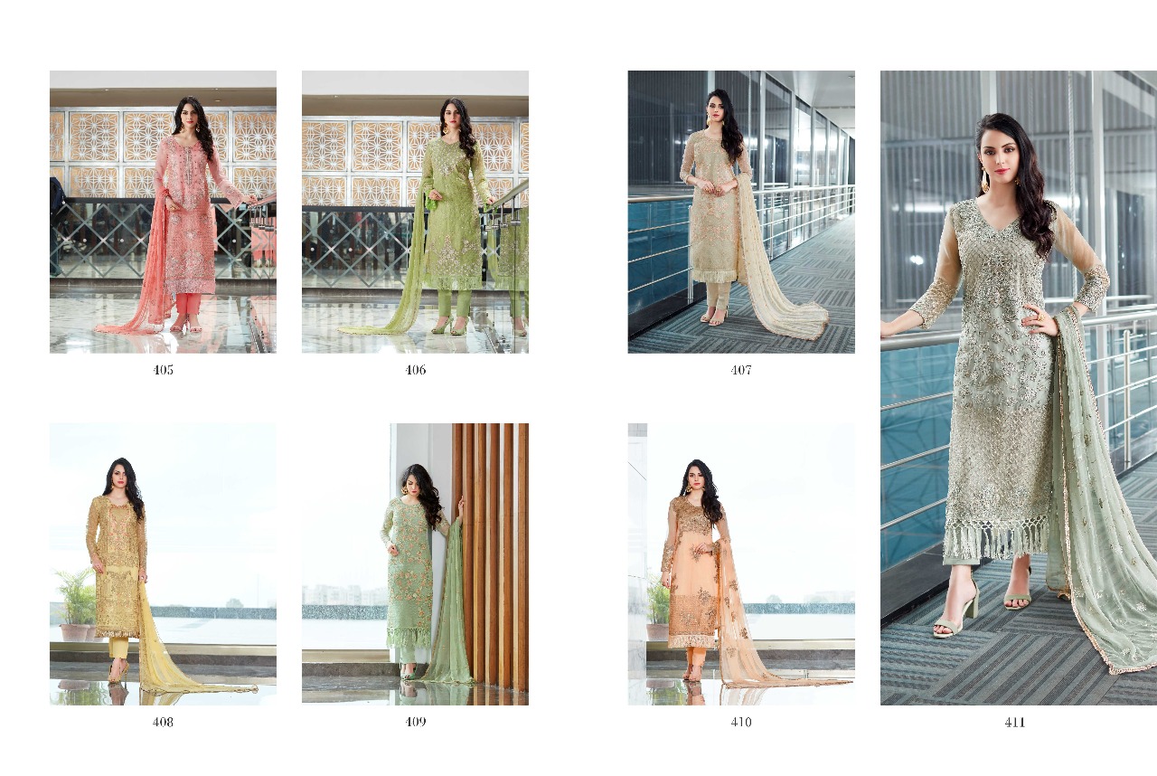 Bela fashion presents signature stylish party wear collection of salwar kameez