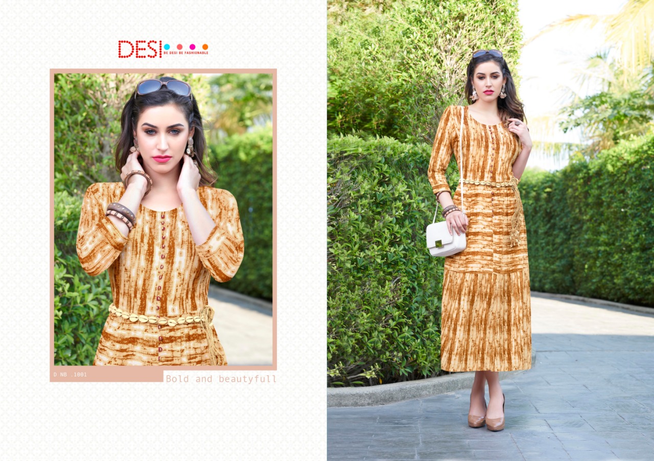 Desi presents juniper casual ready to wear fancy kurtis collection