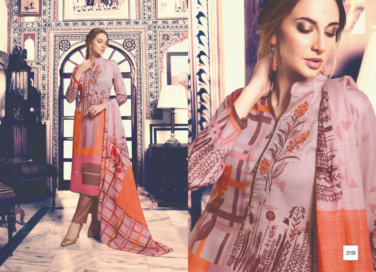Fiona presenting Naomi simple elegant look cotton digital printed salwar kameez collection