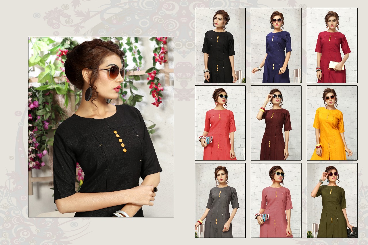 Gallberry presents colors beatiful casual wear kurtis collection