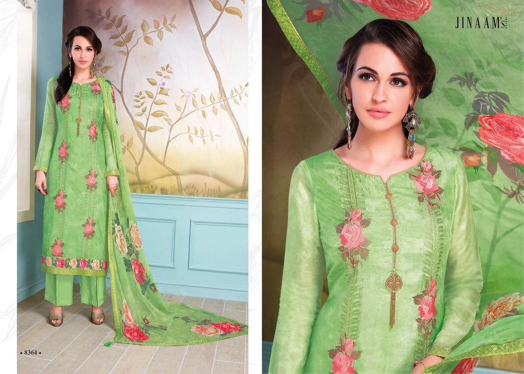 Jinaam dress p lTD presents jinaam sanaz beautiful heavy collection of salwar kammez