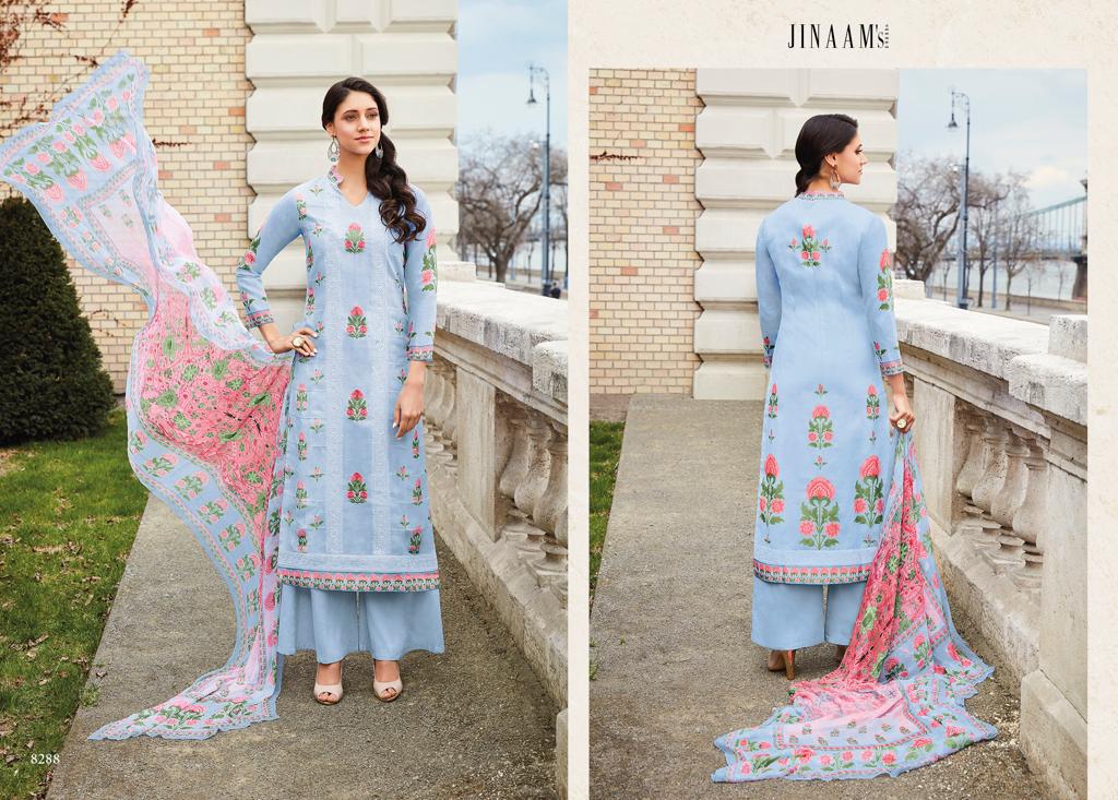 Jinaam Dress p lTD presents mughal motifs stylish concept of salwar kameez