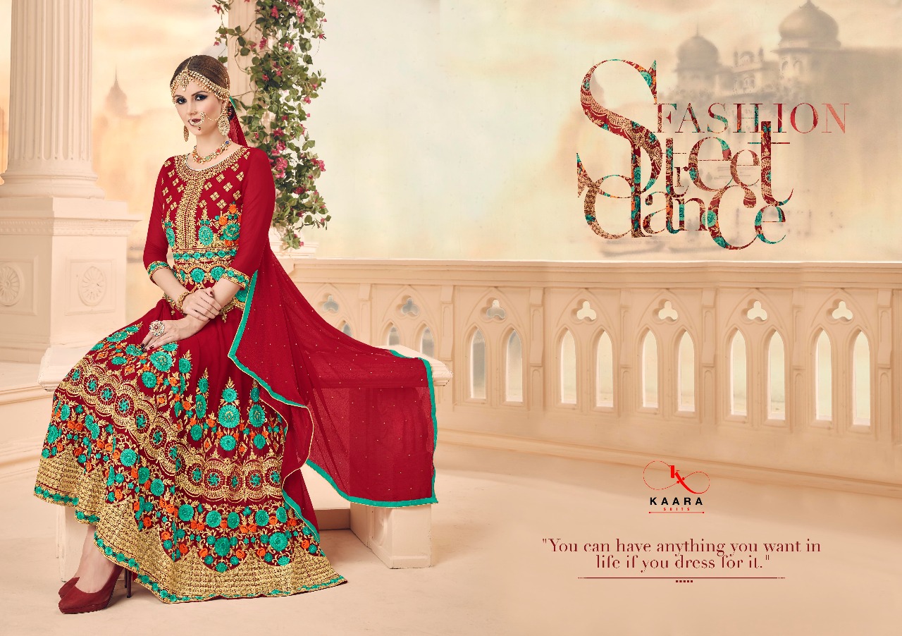 Kaara suits presents florisa festive wedding collection of gowns
