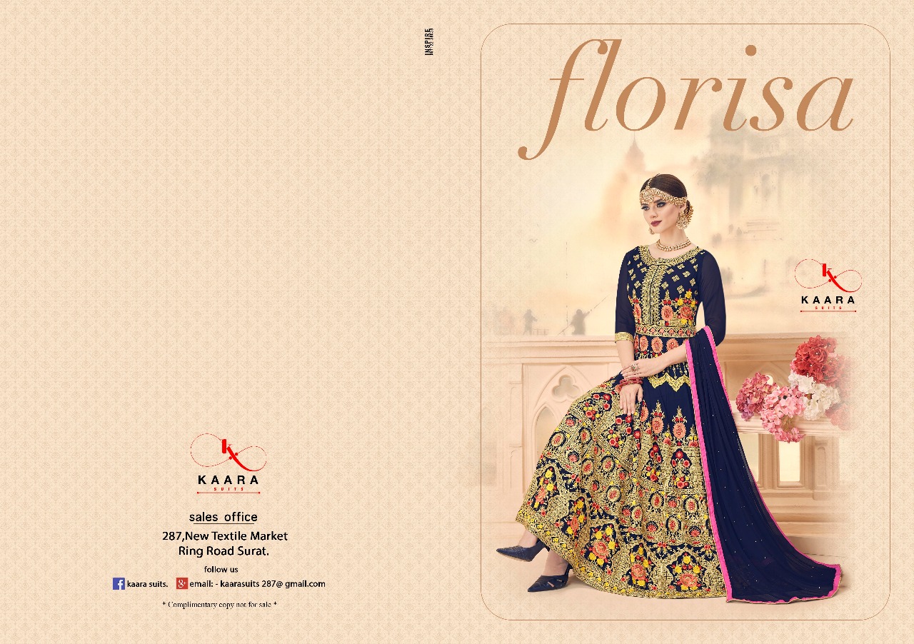 Kaara suits presents florisa festive wedding collection of gowns
