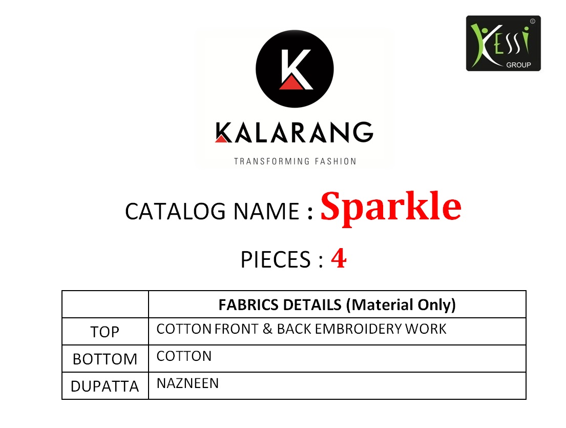 Kalarang creation Presents sparkle casual running wear Salwar kameez collection