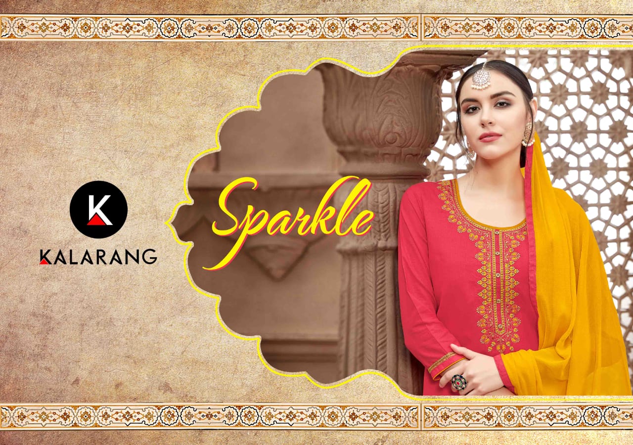 Kalarang creation Presents sparkle casual running wear Salwar kameez collection