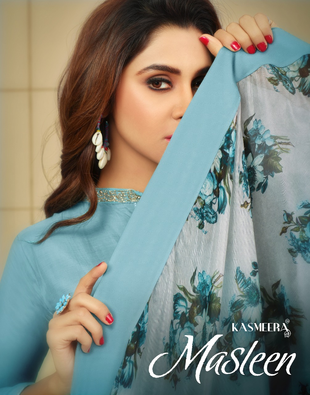 Kayce trendz presents kasmeera masleen casual wear collection of salwar kameez