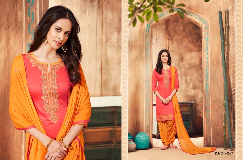 Kessi fabrics presenting patiala house 64 beautiful casual wear collection of salwar kameez