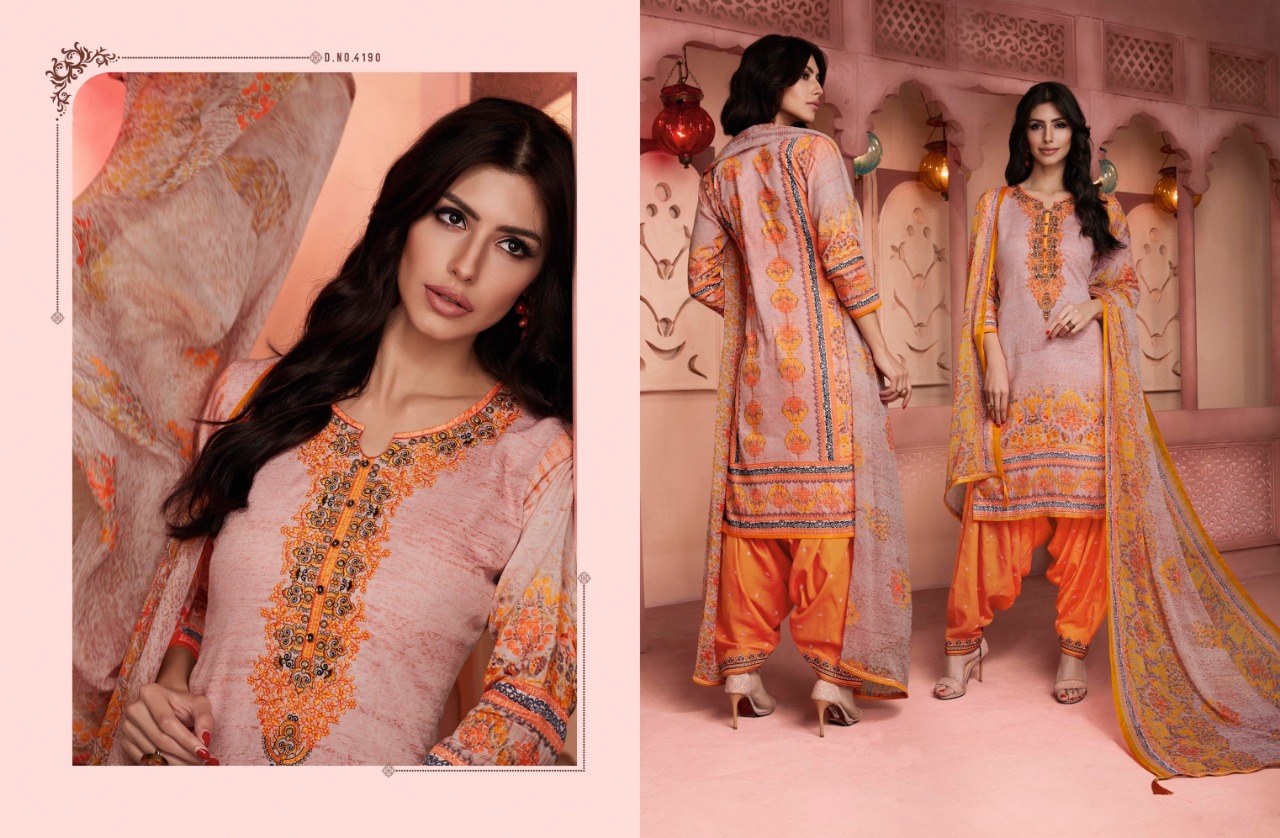 Kessi fabrics presenting rang house vol 3 casual wear salwar kameez colletion