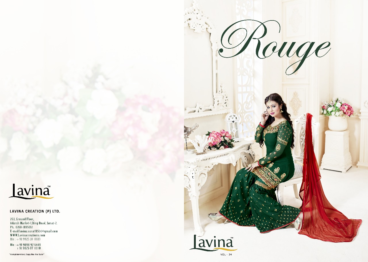 Lavina launch rouge festive season heavy collection of salwar kameez