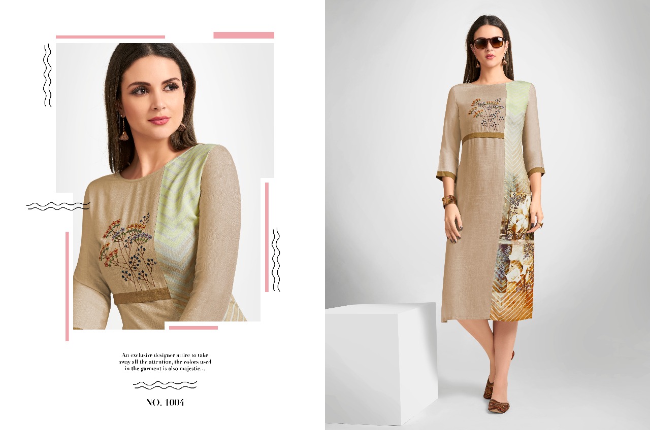 Leo fashion Presents aarkhi beautiful tunic style kurtis collections