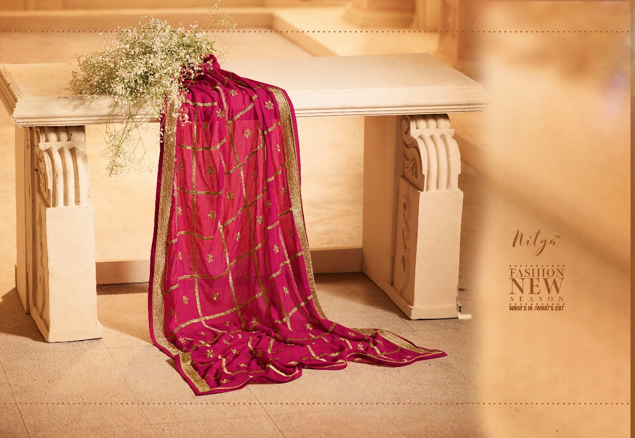 LT fabrics presents nitya vol 119 hit list  ethnic wear heavy look salwar kameez collection