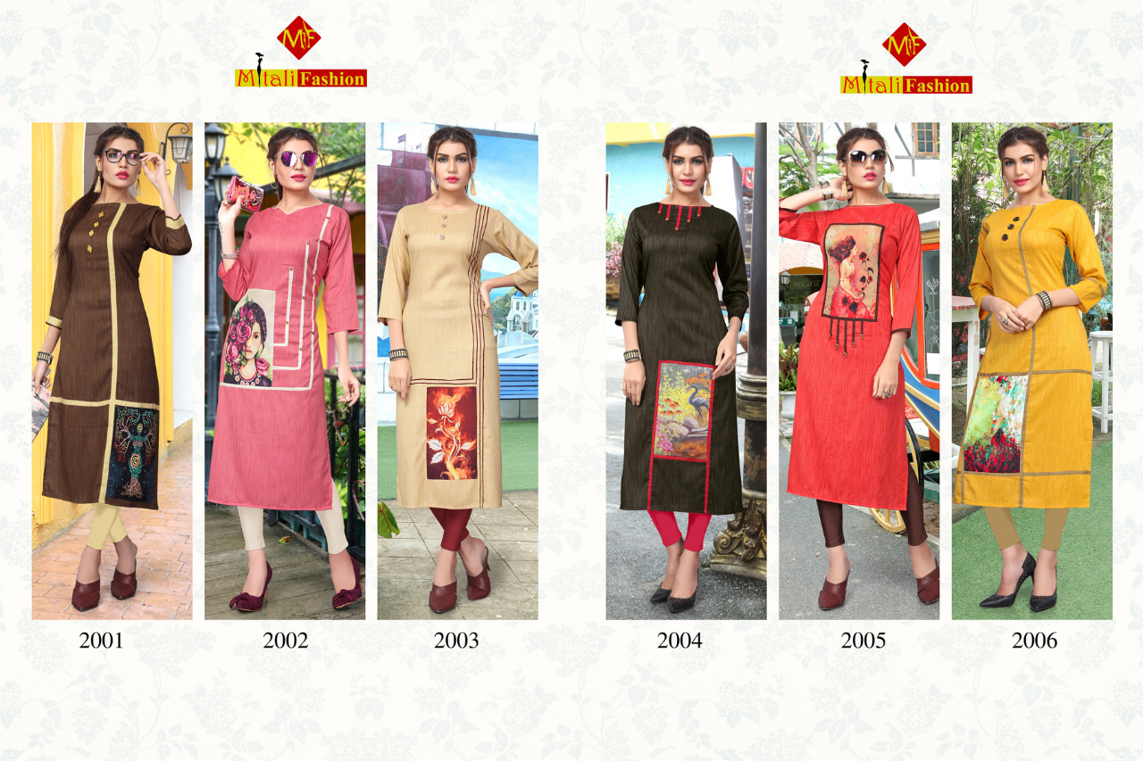 Mitali fashion presents fORAM VOL 2 casual ready to wear kurtis concept