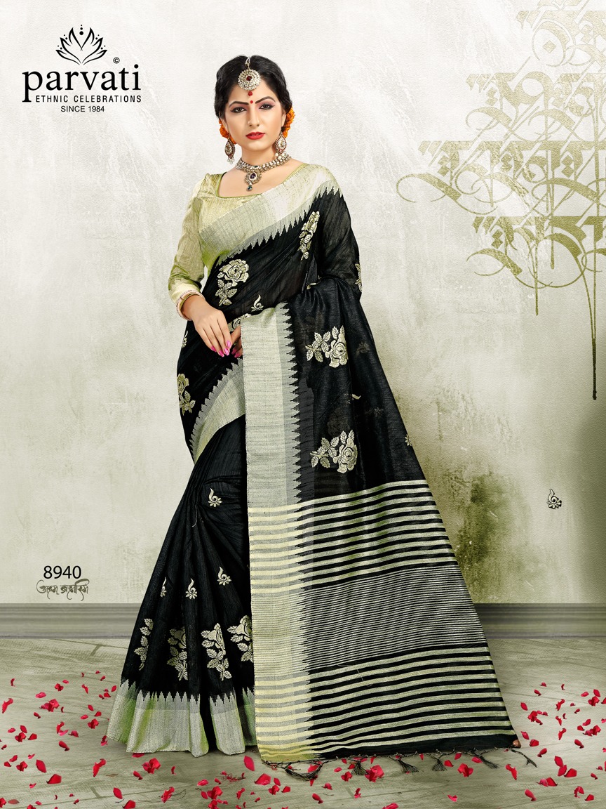 Parvati presenting cotton fiesta vol 3 beautiful Rich look sarees collection