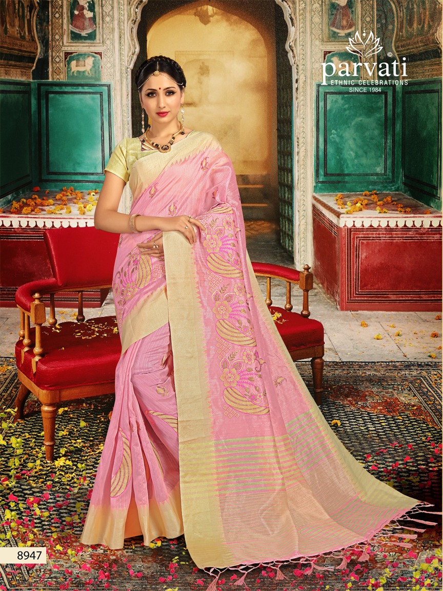 Parvati presents cotton fiesta vol 2 casual stylish collection of sarees
