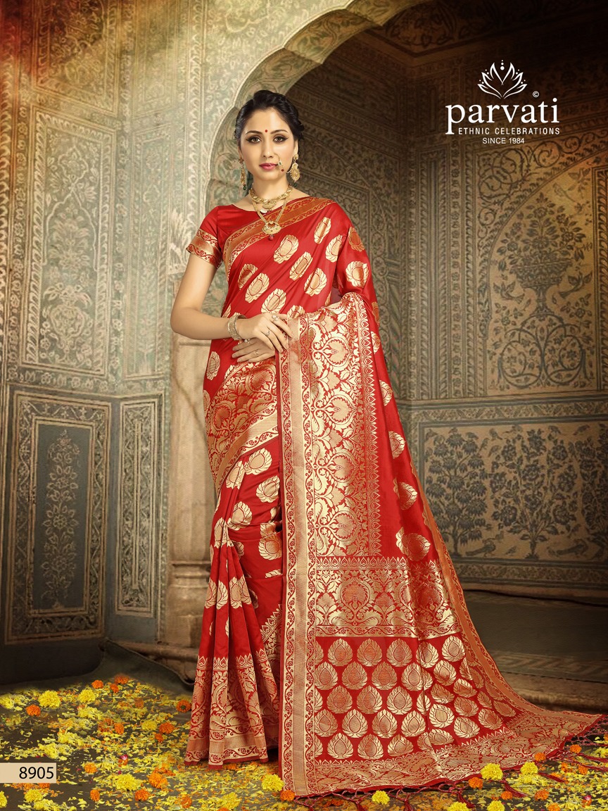 Parvati presents SILK RAPIER VOL-1 rich look sarees collection
