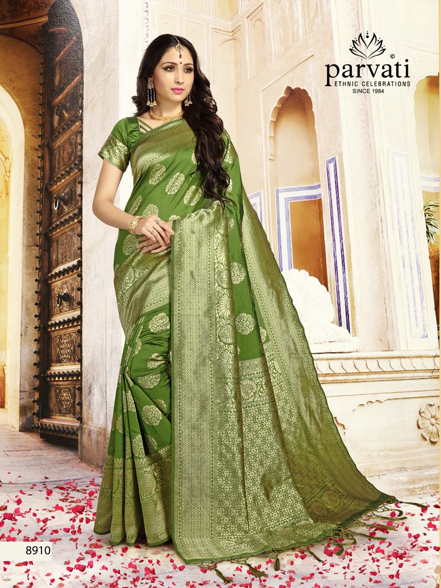 Parvati presents silk rapier vol 2 rich look casual sarees collection