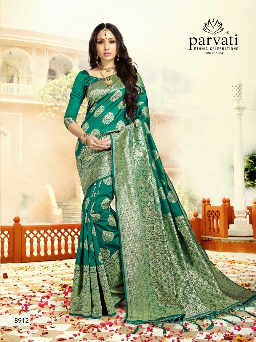 Parvati presents silk rapier vol 2 rich look casual sarees collection