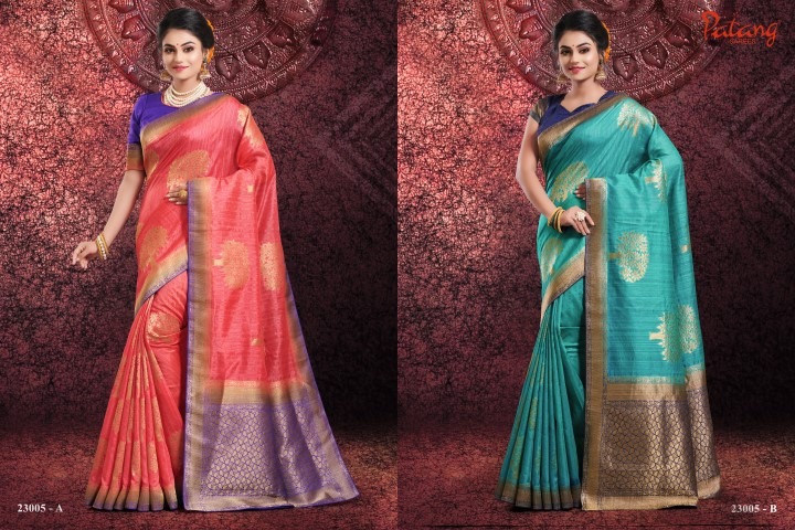 Patang presents series 23000 rich look beautiful sarees collection