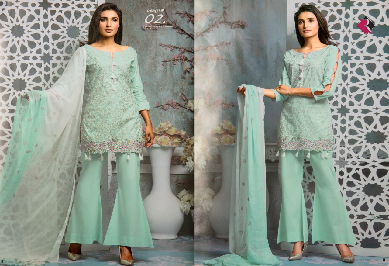 Rani trendz presents maira ahsan beautiful semi casual collection of salwar kameez
