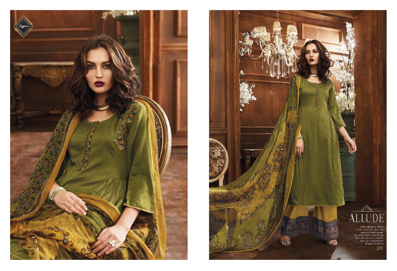 Reyna presents allude casual stylish Collection of salwar kameez