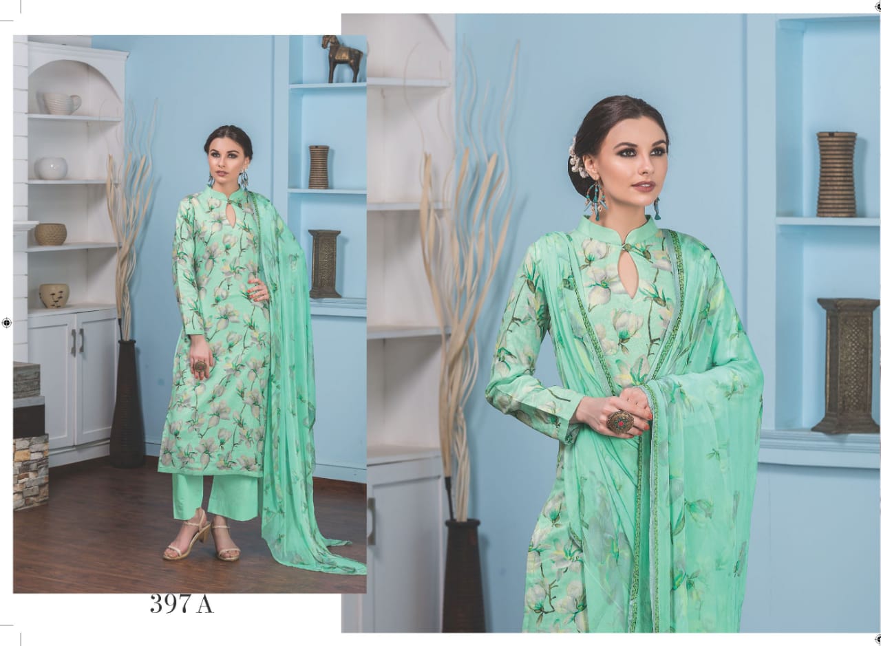Rivaa presents tanooja Exclusive printed Pure cotton wear salwar kameez concept
