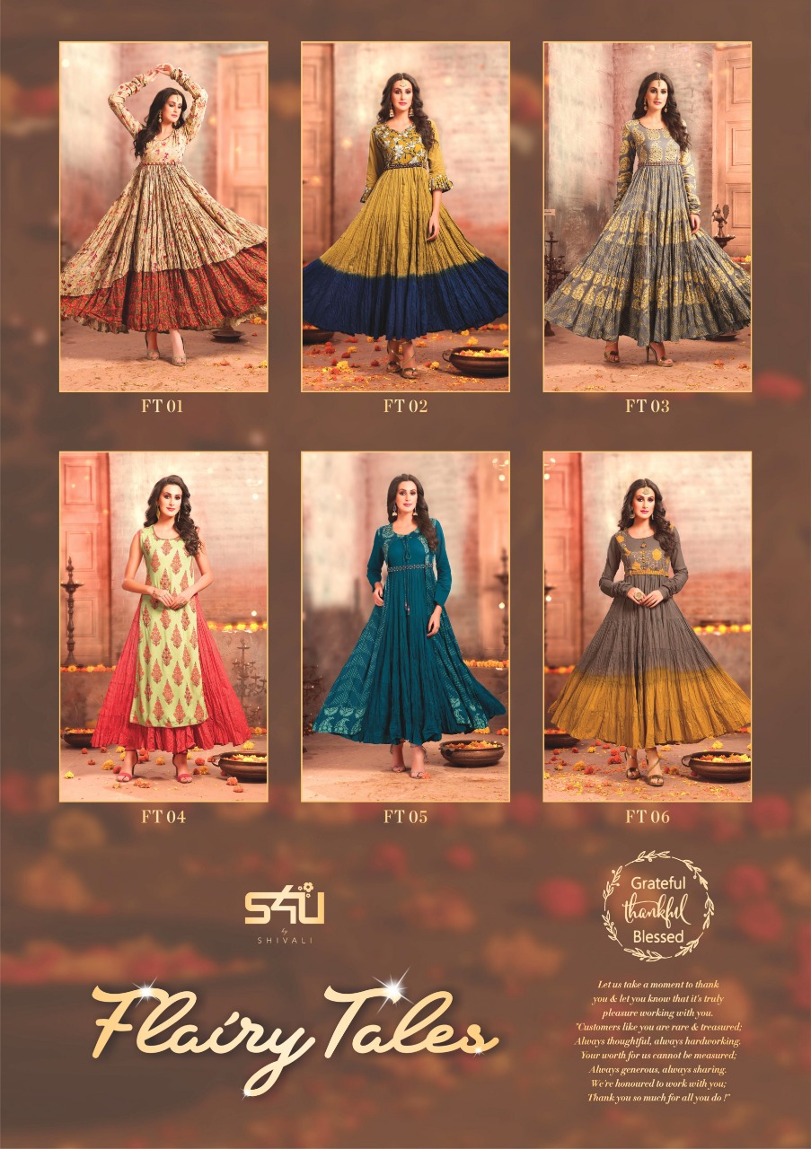 S4U launch flairy tales memerising Flared gowns collection