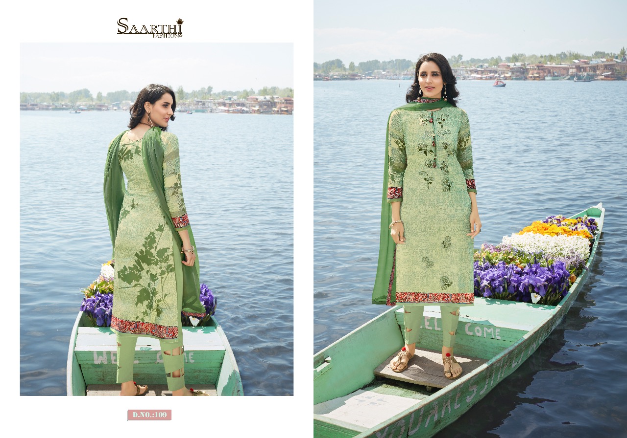Saarthi fashion presenting kasturi beautiful collection of salwar kameez