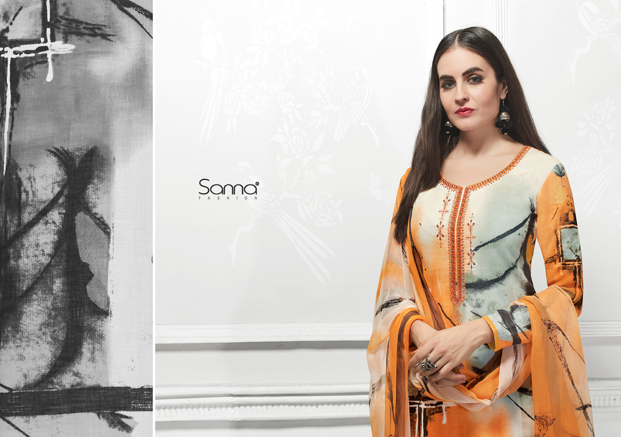 Sanna presenting rangoon exclusive  Casual wear printed salwar kameez concept