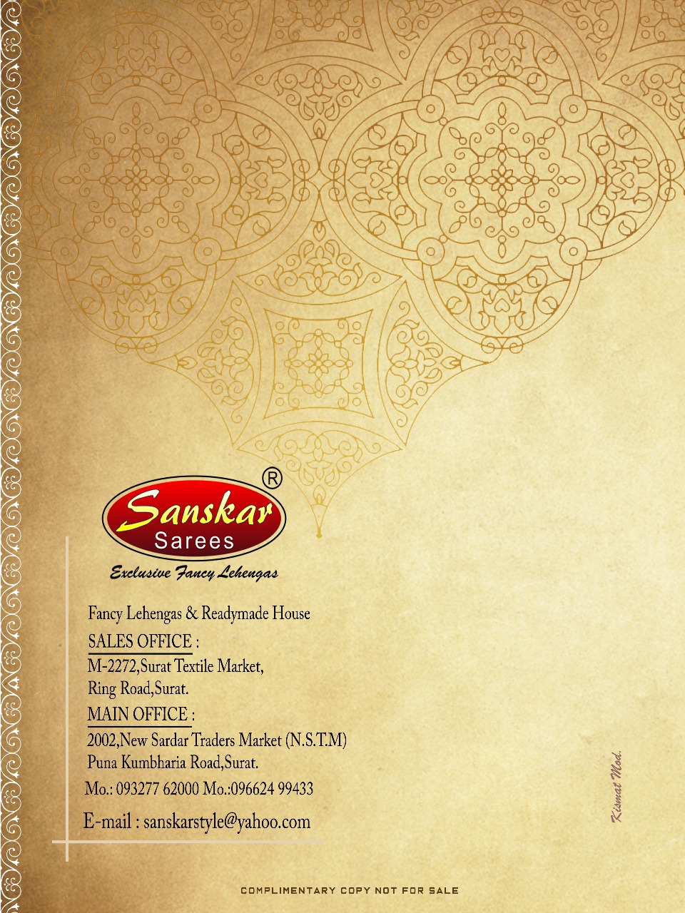 Sanskar sarees presents sequence vol 1 festive collection of lehenga
