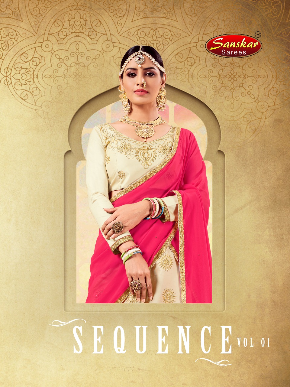 Sanskar sarees presents sequence vol 1 festive collection of lehenga