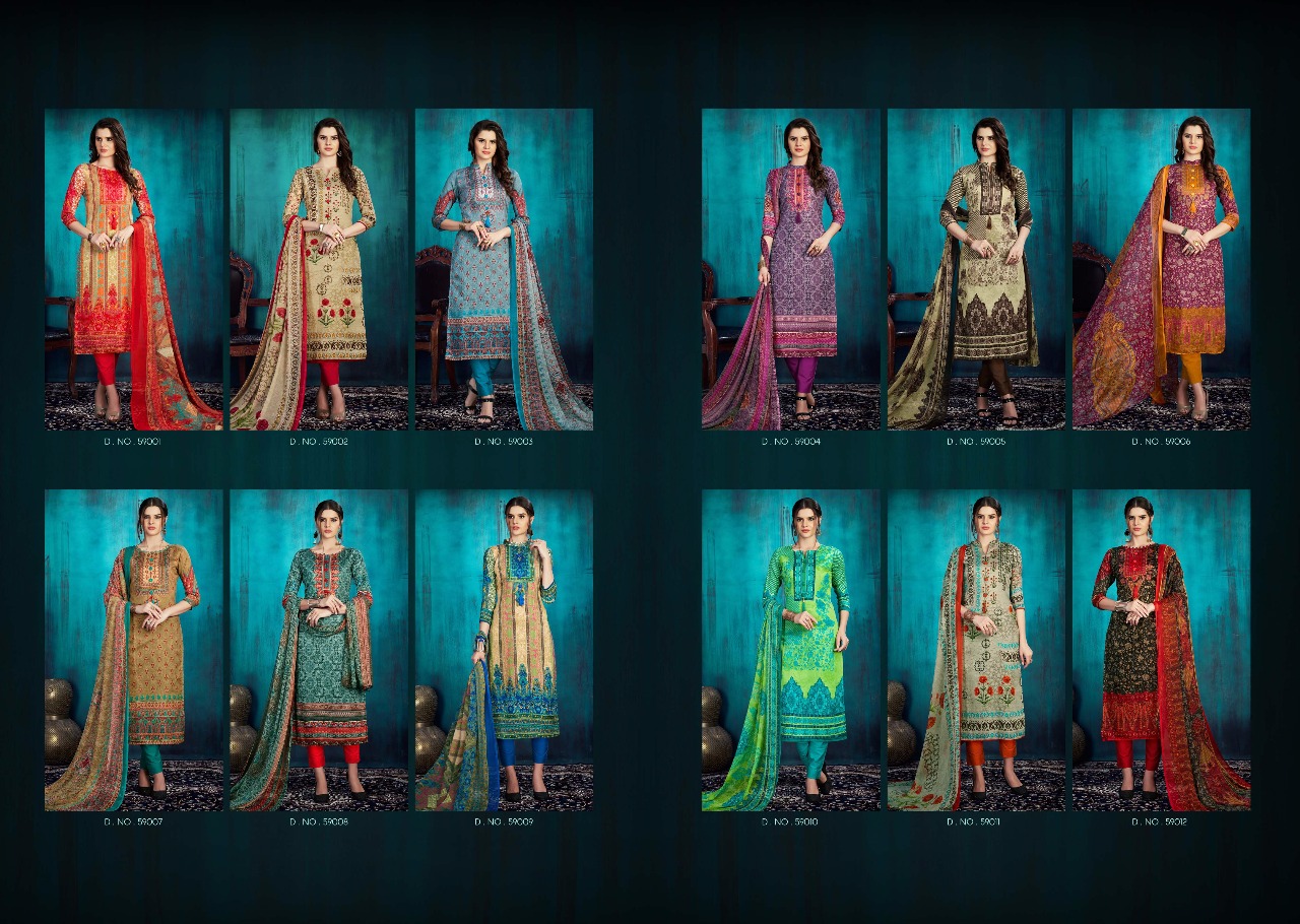 Sargam Prints Presenting taj vol 3 casual wear salwar kameez collection
