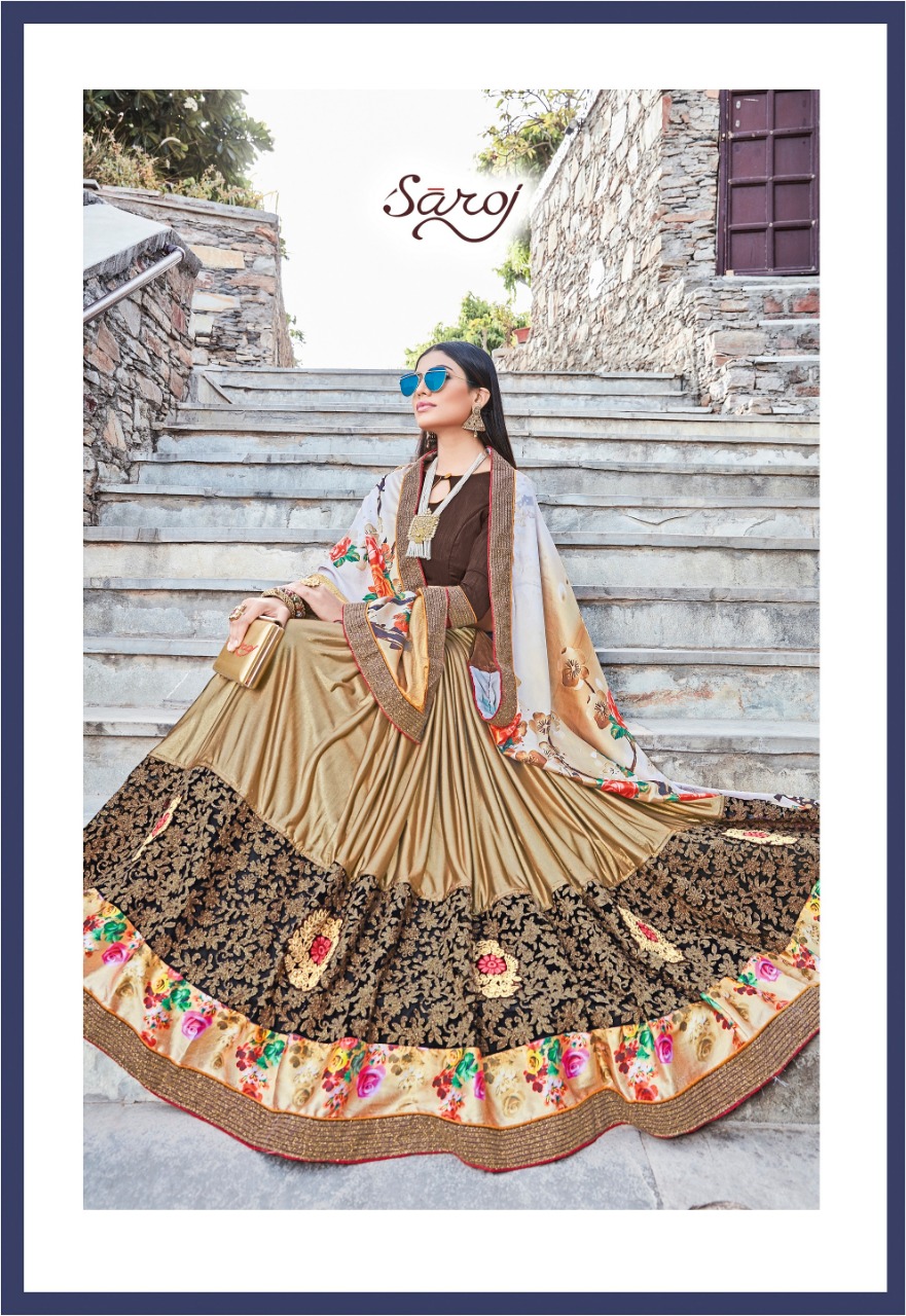 Saroj launch digital india 3 Beautiful Party wear collection of sarees
