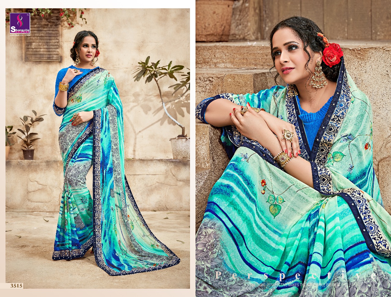 Shangrila Presenting inox vol 03 casual printed sarees collection