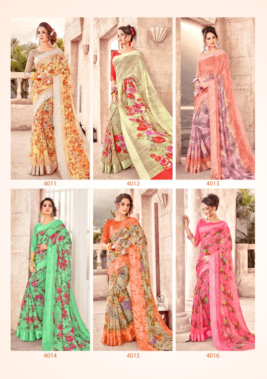 Shangrila presenting kanchana vol 5 authentic handloom prints rich collection of sarees