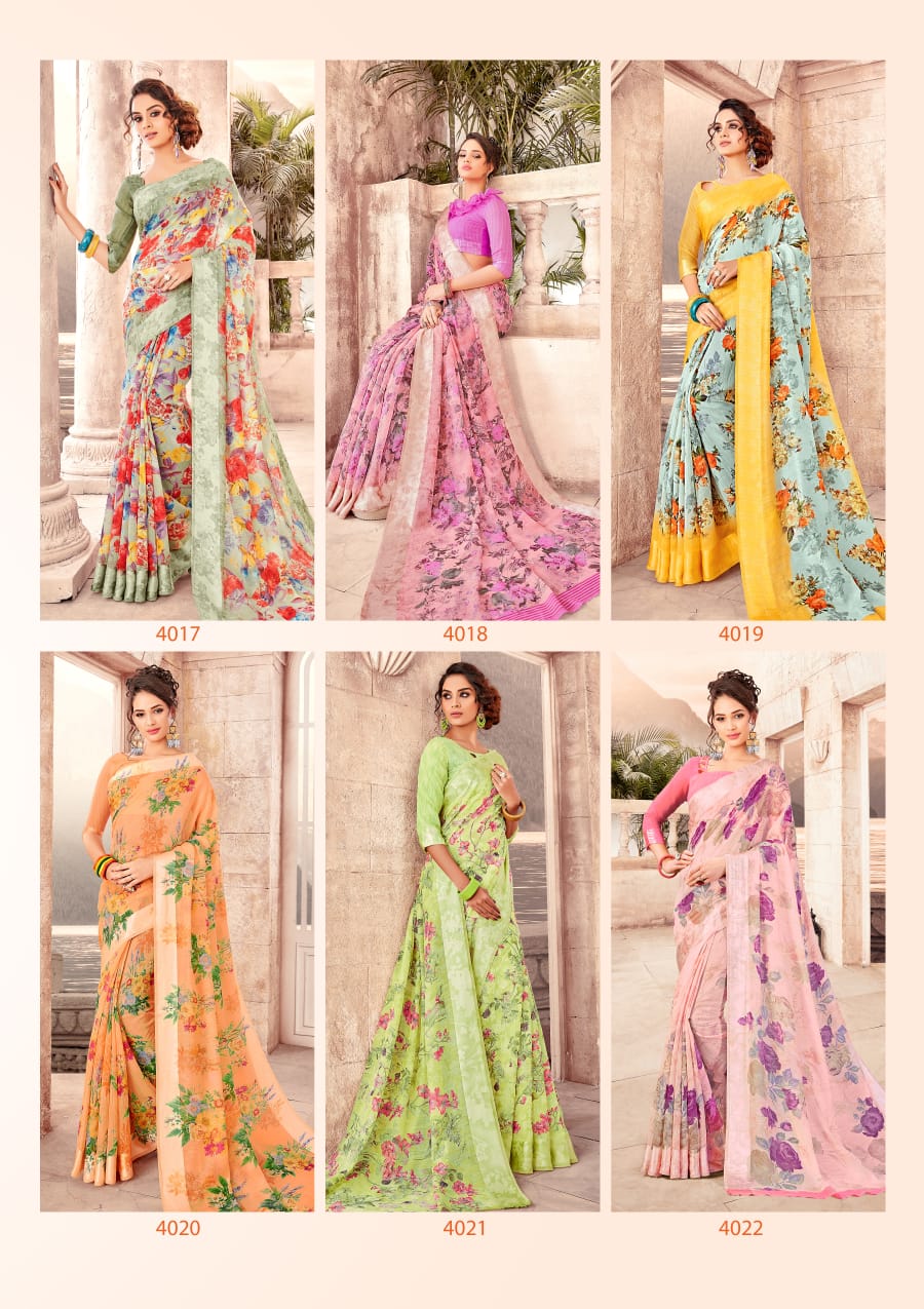 Shangrila presenting kanchana vol 5 authentic handloom prints rich collection of sarees