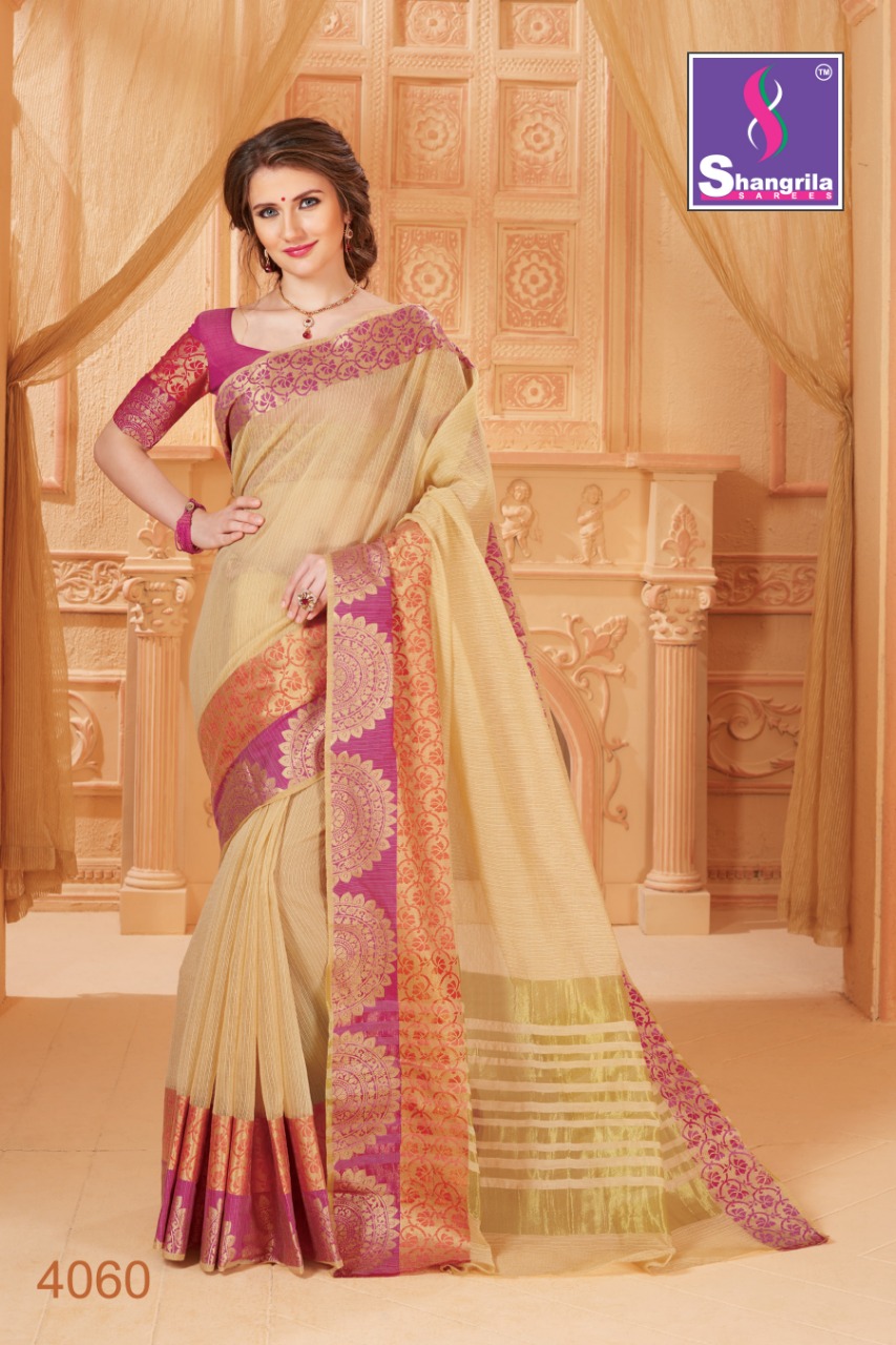 Shangrila Presenting vrinda cotton casual Traditional sarees collection
