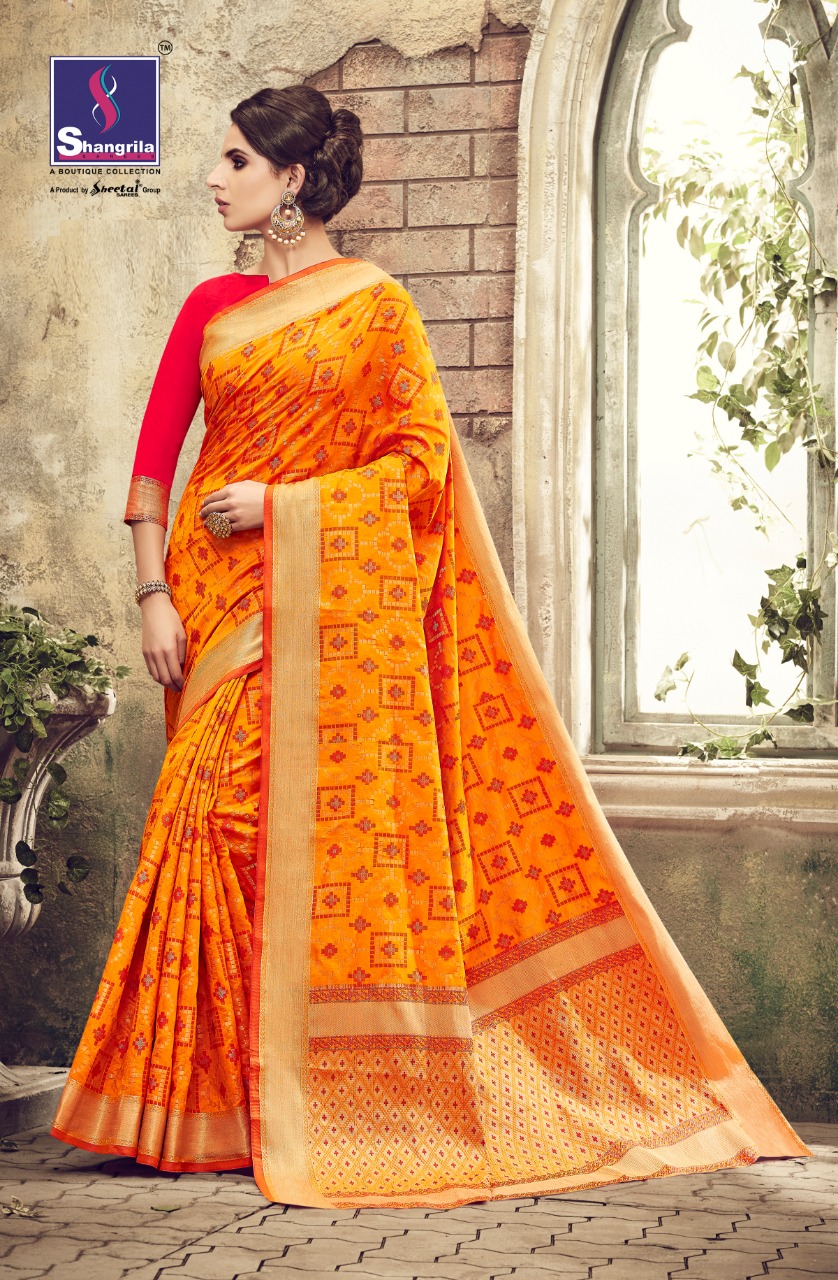 Shangrila presents rajkot silk pure weaving silk beautiful collection of sarees