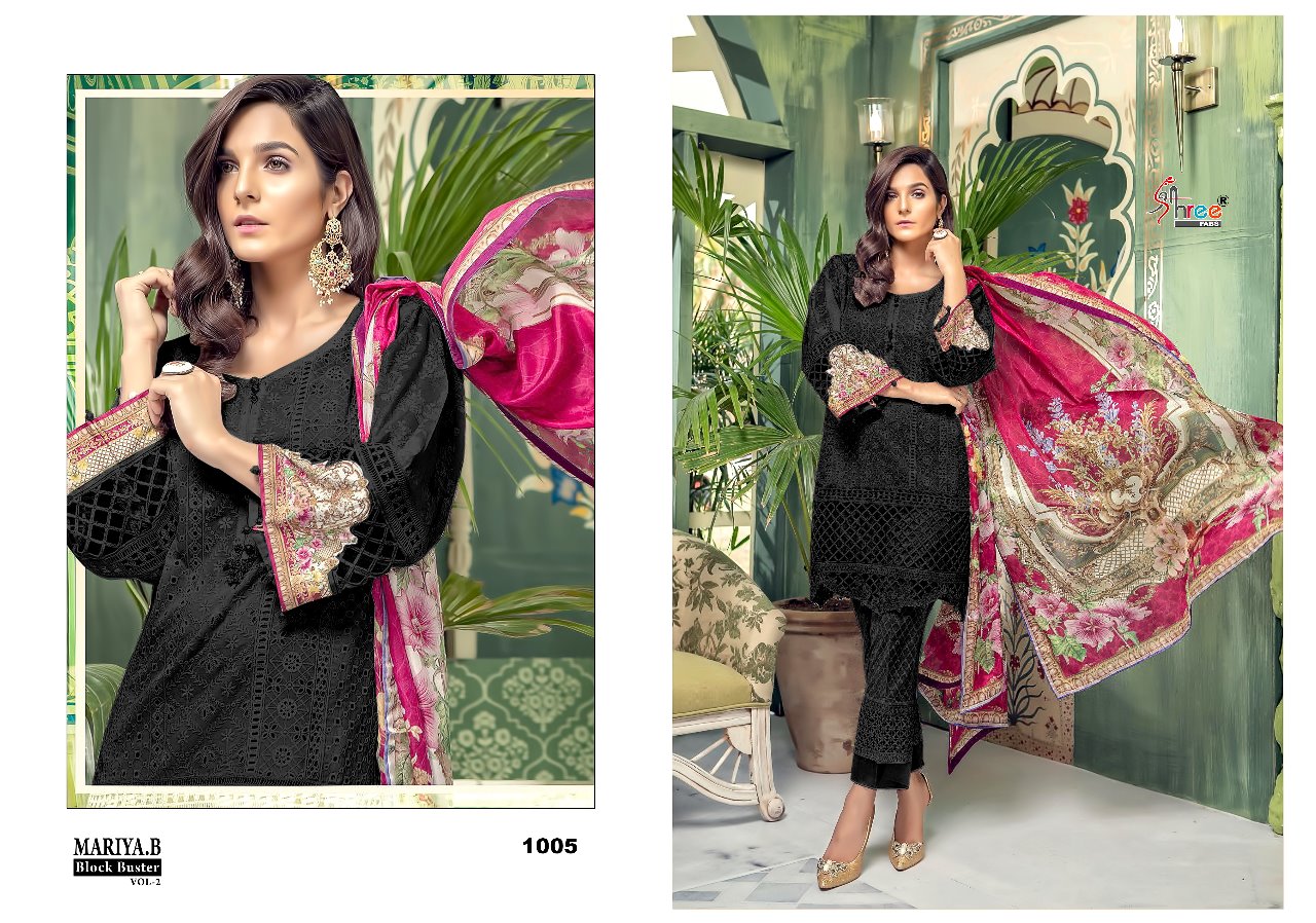 Shree fabs presenting mariya.B block bluster vol 4 casual stylish wear salwar kameez concept