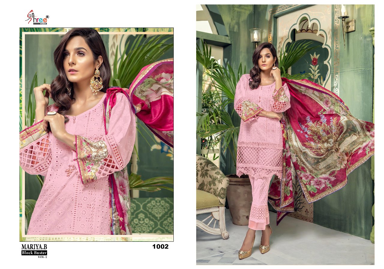 Shree fabs presenting mariya.B block bluster vol 4 casual stylish wear salwar kameez concept